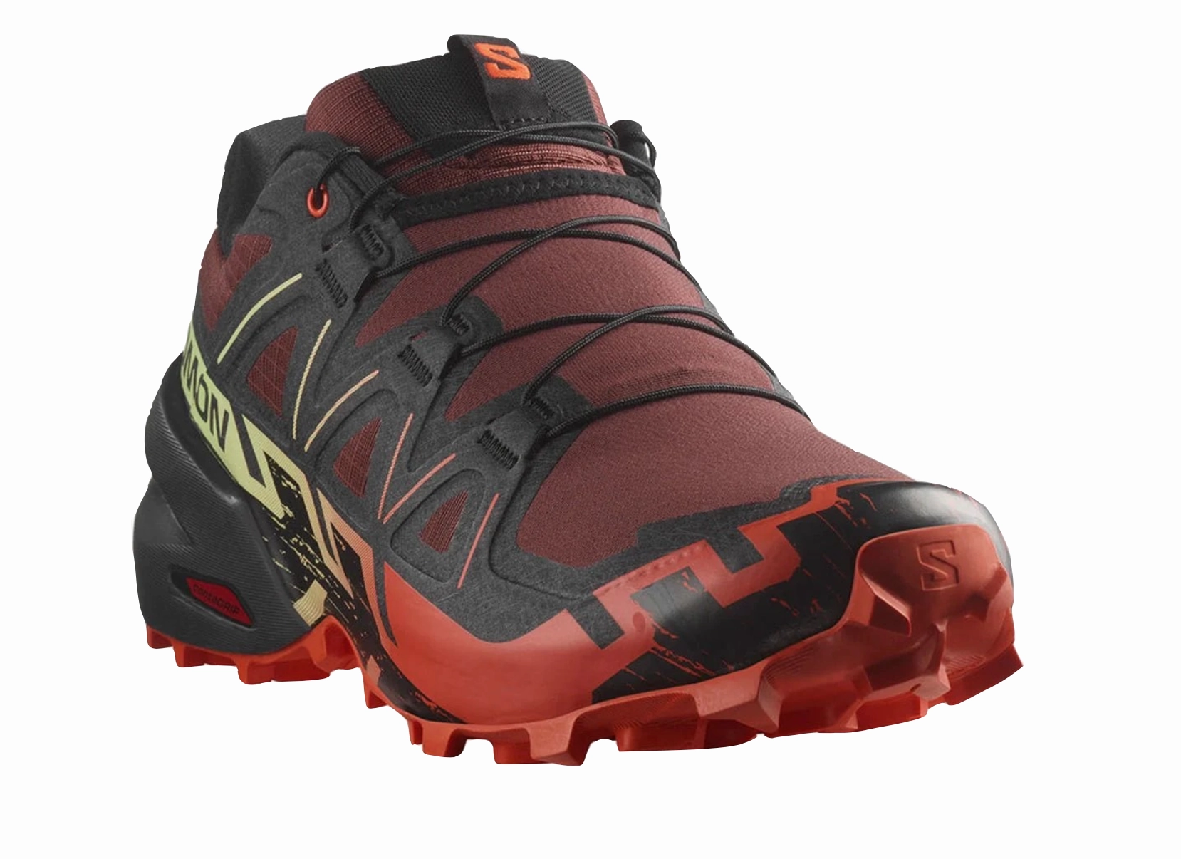 SALOMON Speedcross 6 (Rum Raisin/Cherry Tomato/Cognac) Mens Smart cushioning