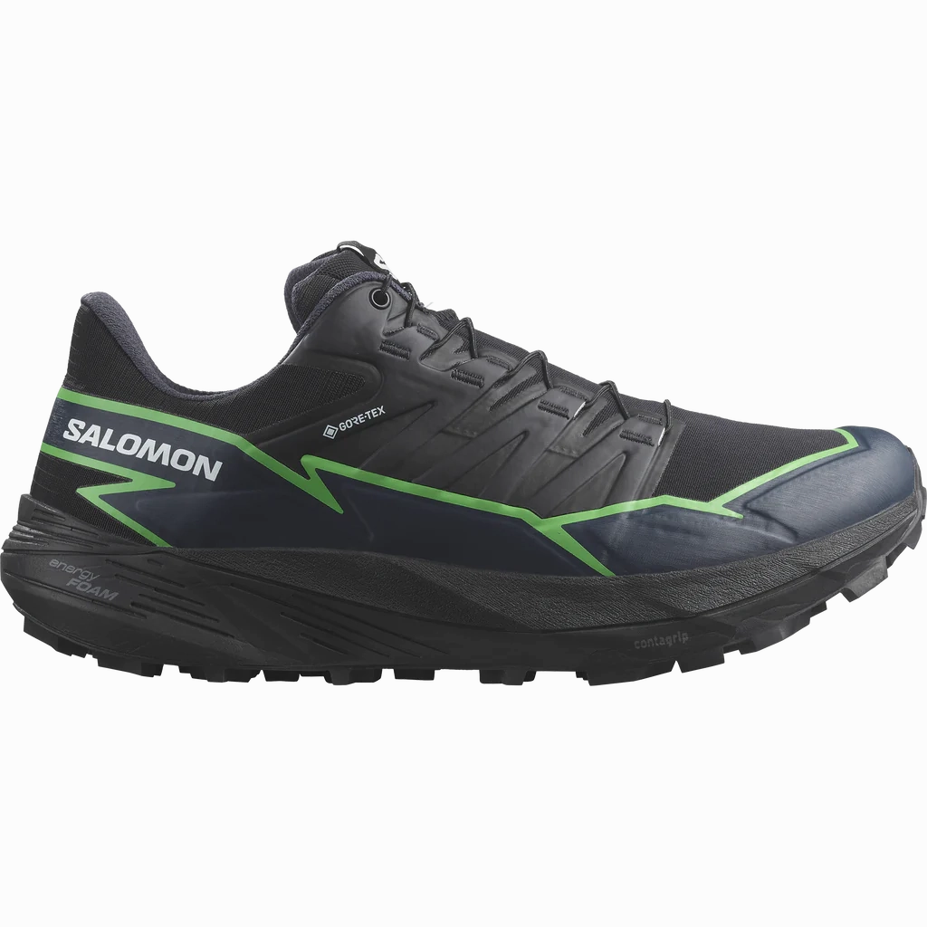 Salomon Thundercross GTX (Black/Green Gecko/Black) Mens All-Day Durability