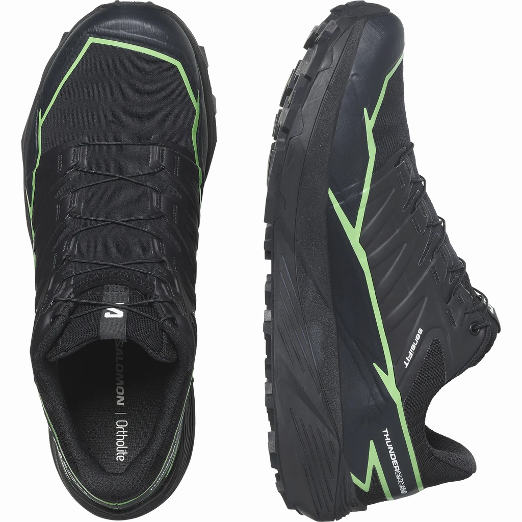 Salomon Thundercross GTX (Black/Green Gecko/Black) Mens All-Day Durability