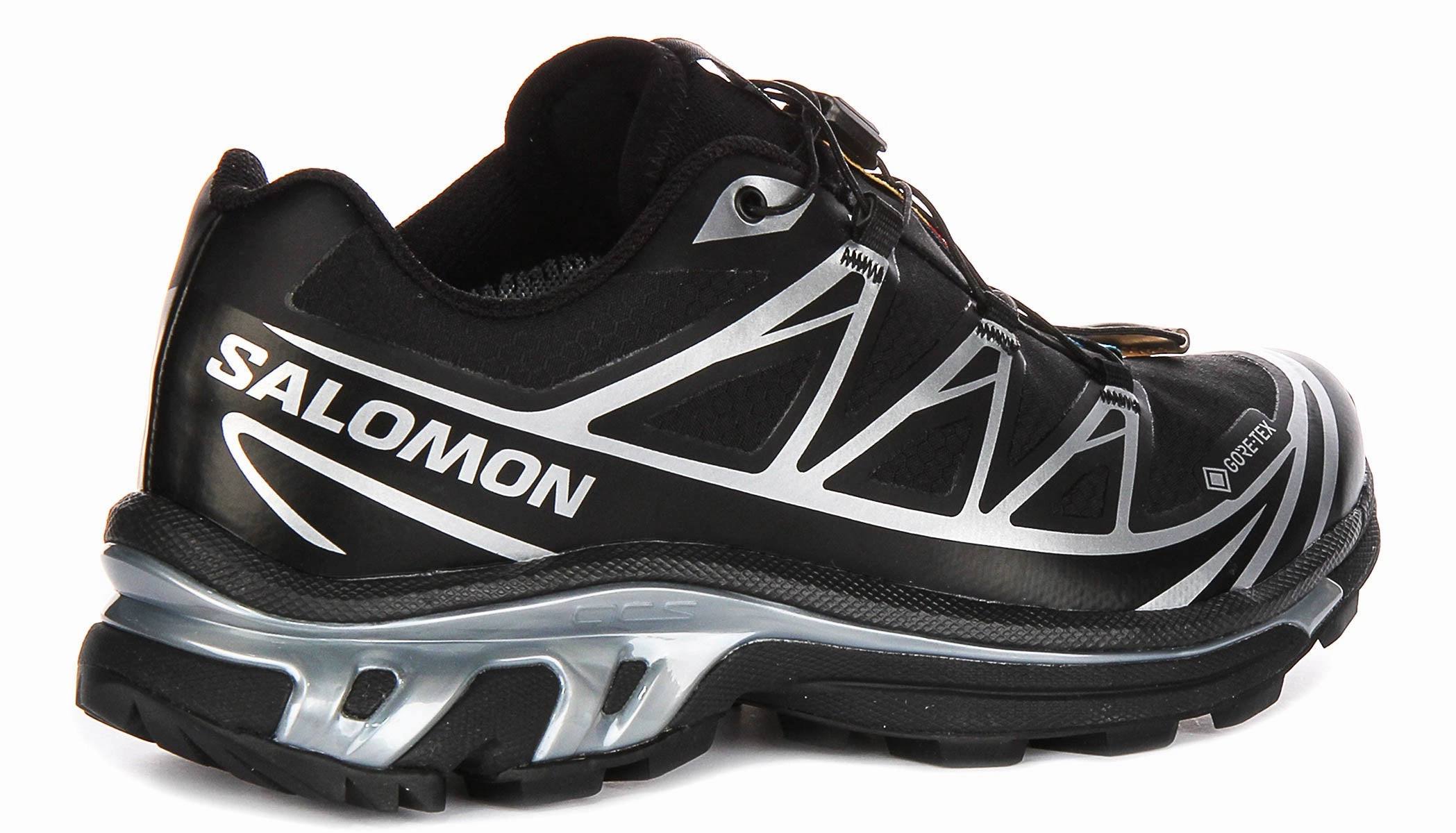 Salomon XT 6 Gortex In Black Silver Breathable piece
