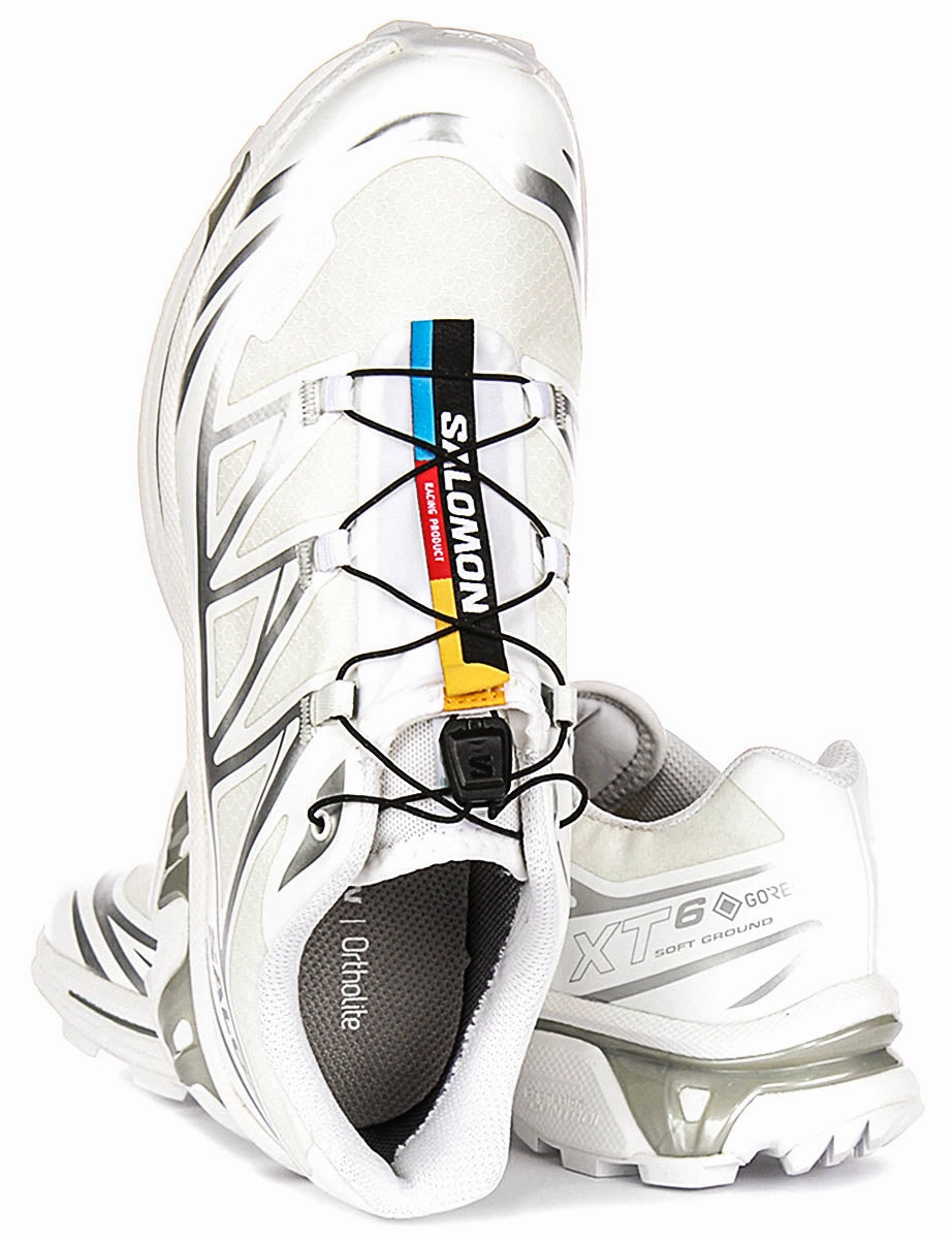 Salomon XT-6 Gortex In White Maximum Support