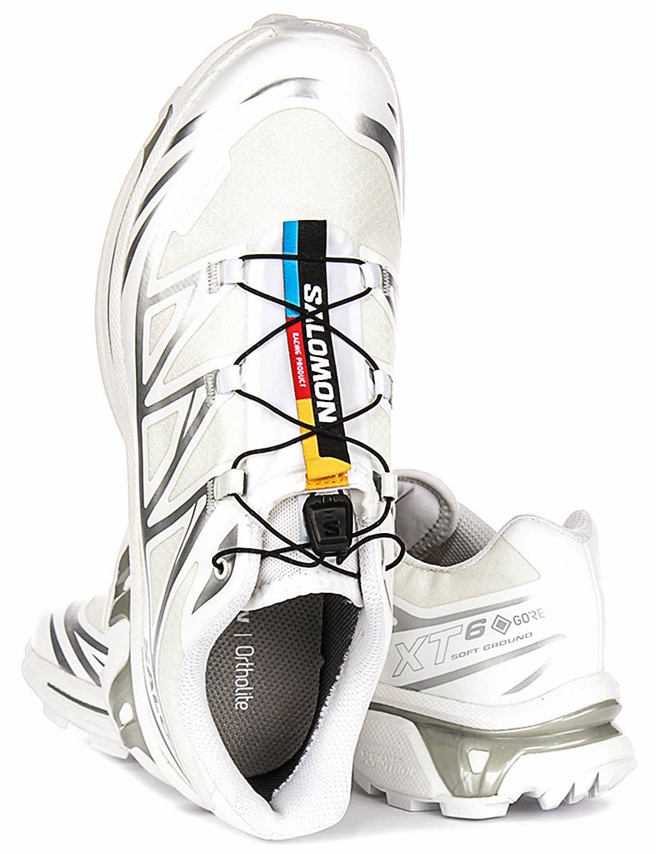 Salomon XT-6 Gortex In White Maximum Support