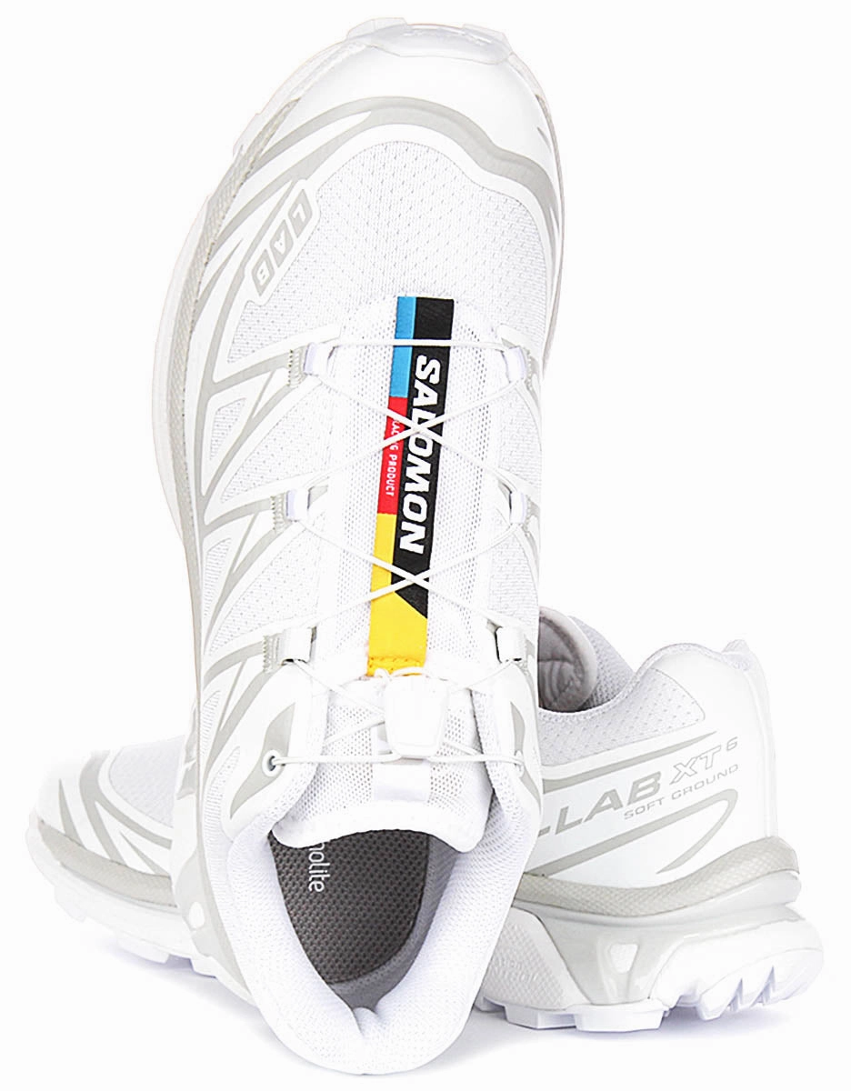 Salomon XT 6 In White Grey Energy Walk