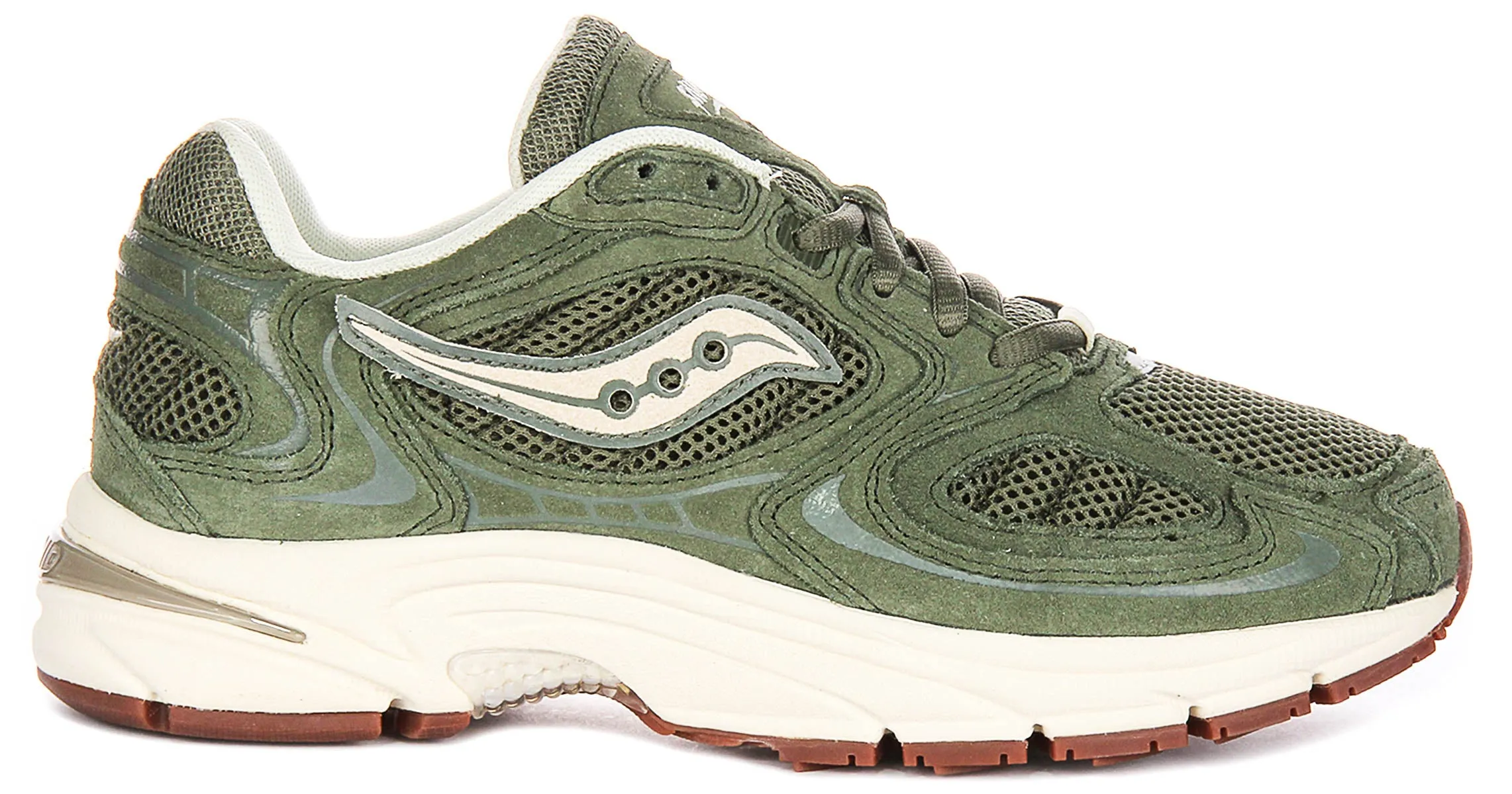 Saucony Grind Jazz 9 In Olive White Zero Friction
