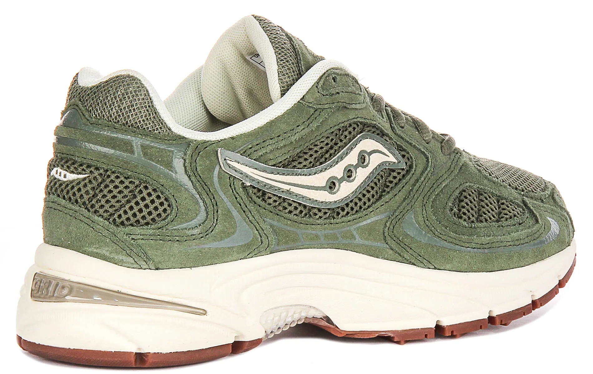 Saucony Grind Jazz 9 In Olive White Zero Friction