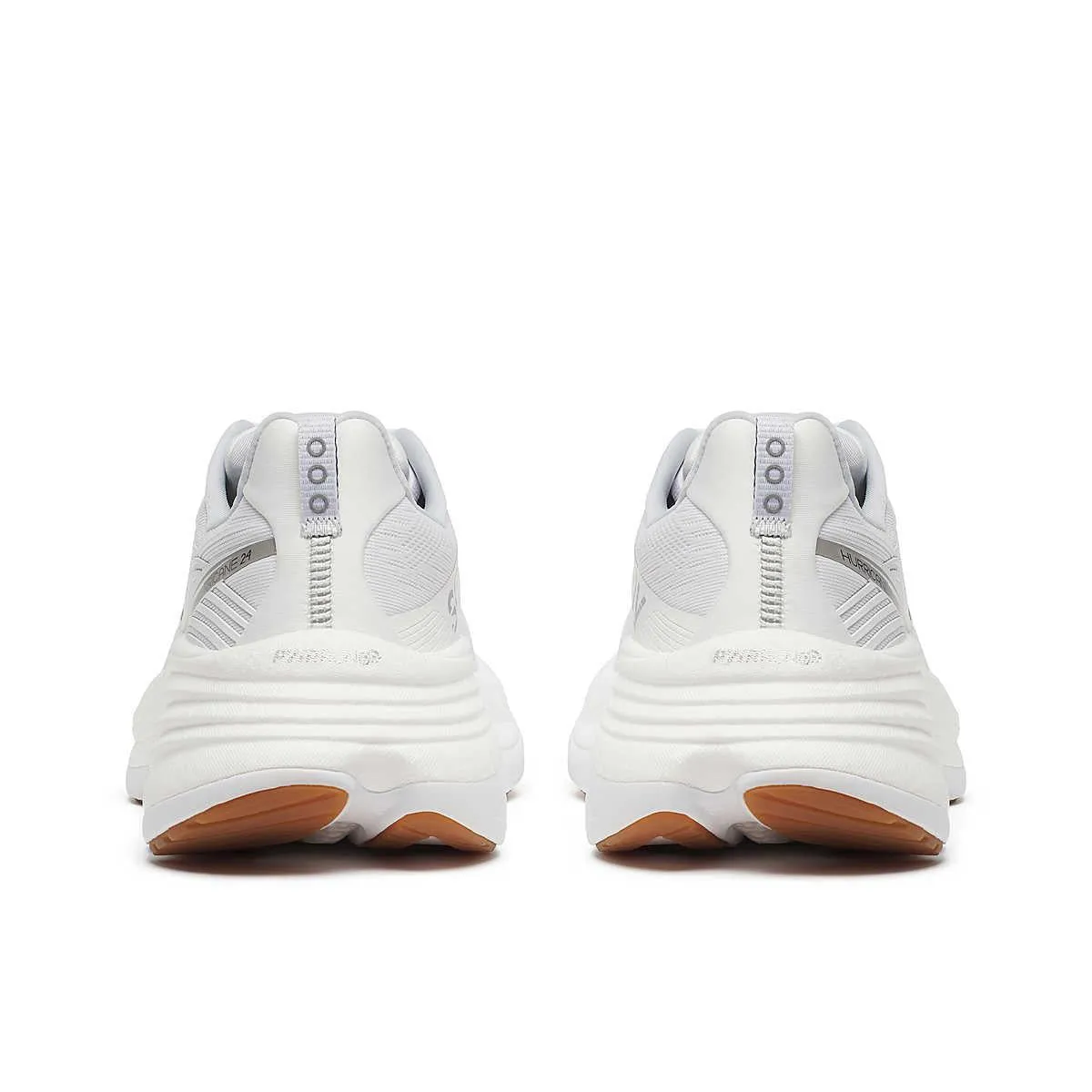 Saucony Hurricane 24 Men's White/Silver Trainers Fast Recovery