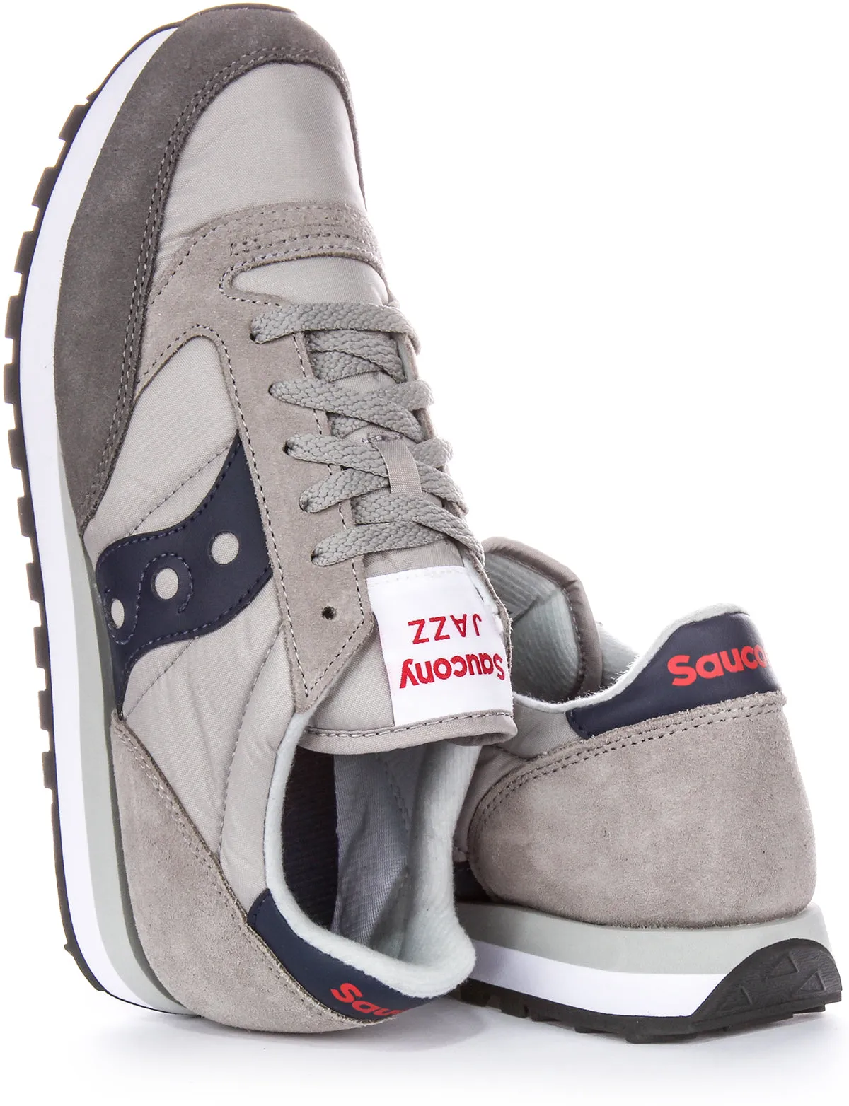 Saucony Jazz Original In Grey Blue For Men Comfort Mesh