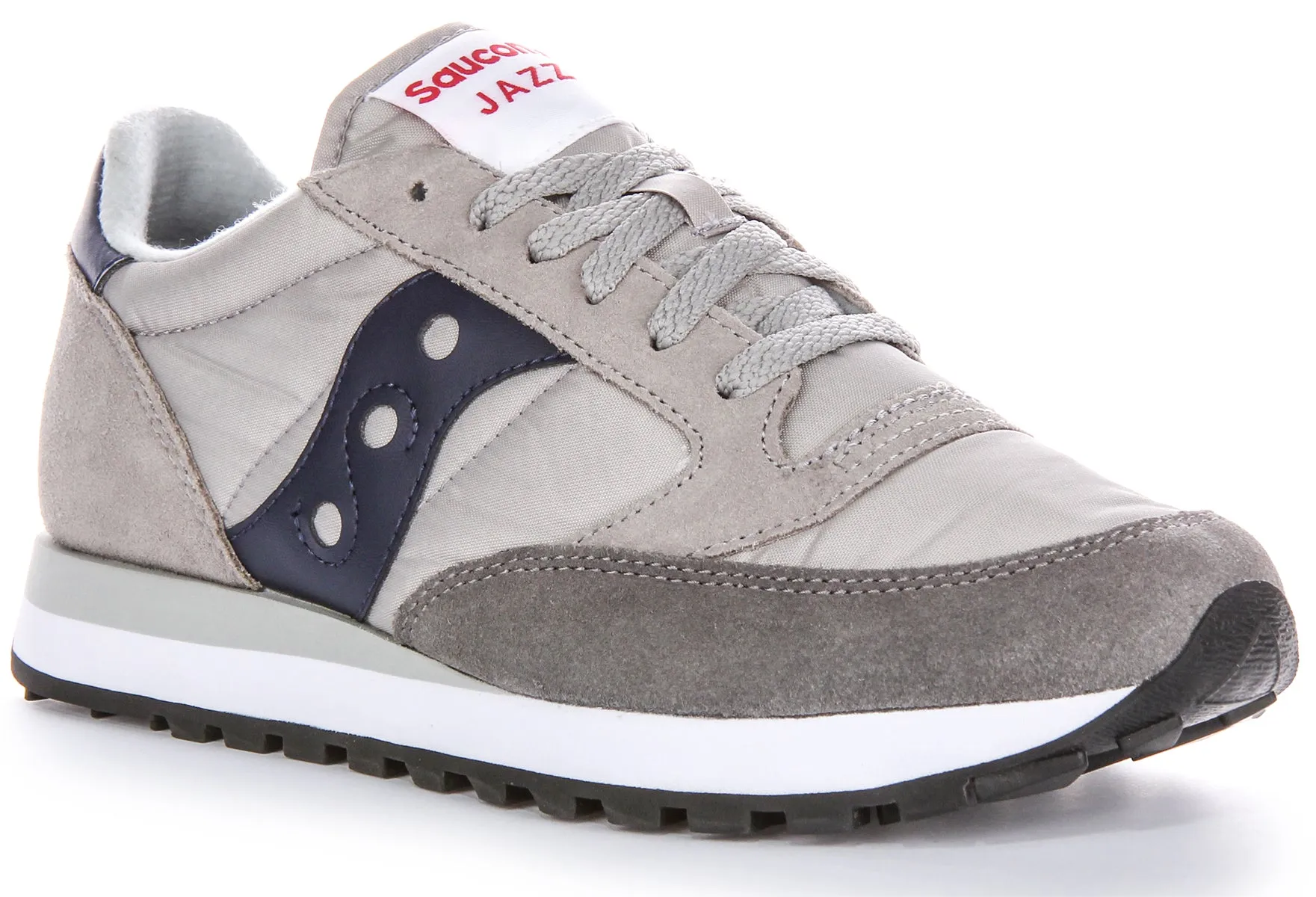 Saucony Jazz Original In Grey Blue For Men Exercise Power Body Alignment