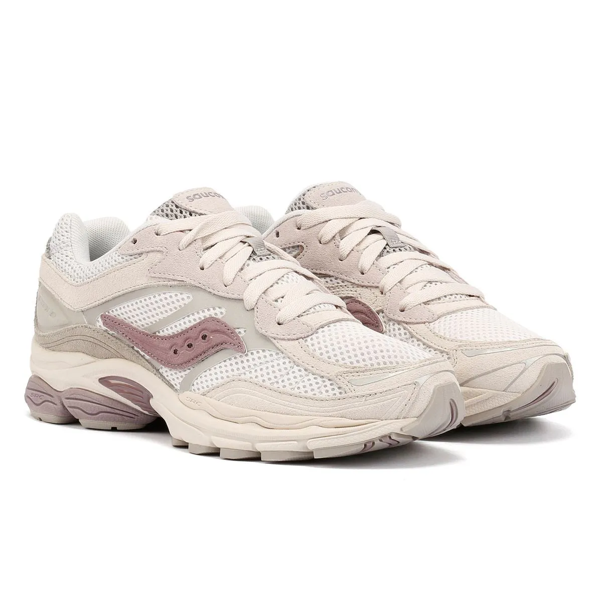 Saucony Progrid Omni 9 Premium Grey/Lilac Trainers Routine Fit Every Pace