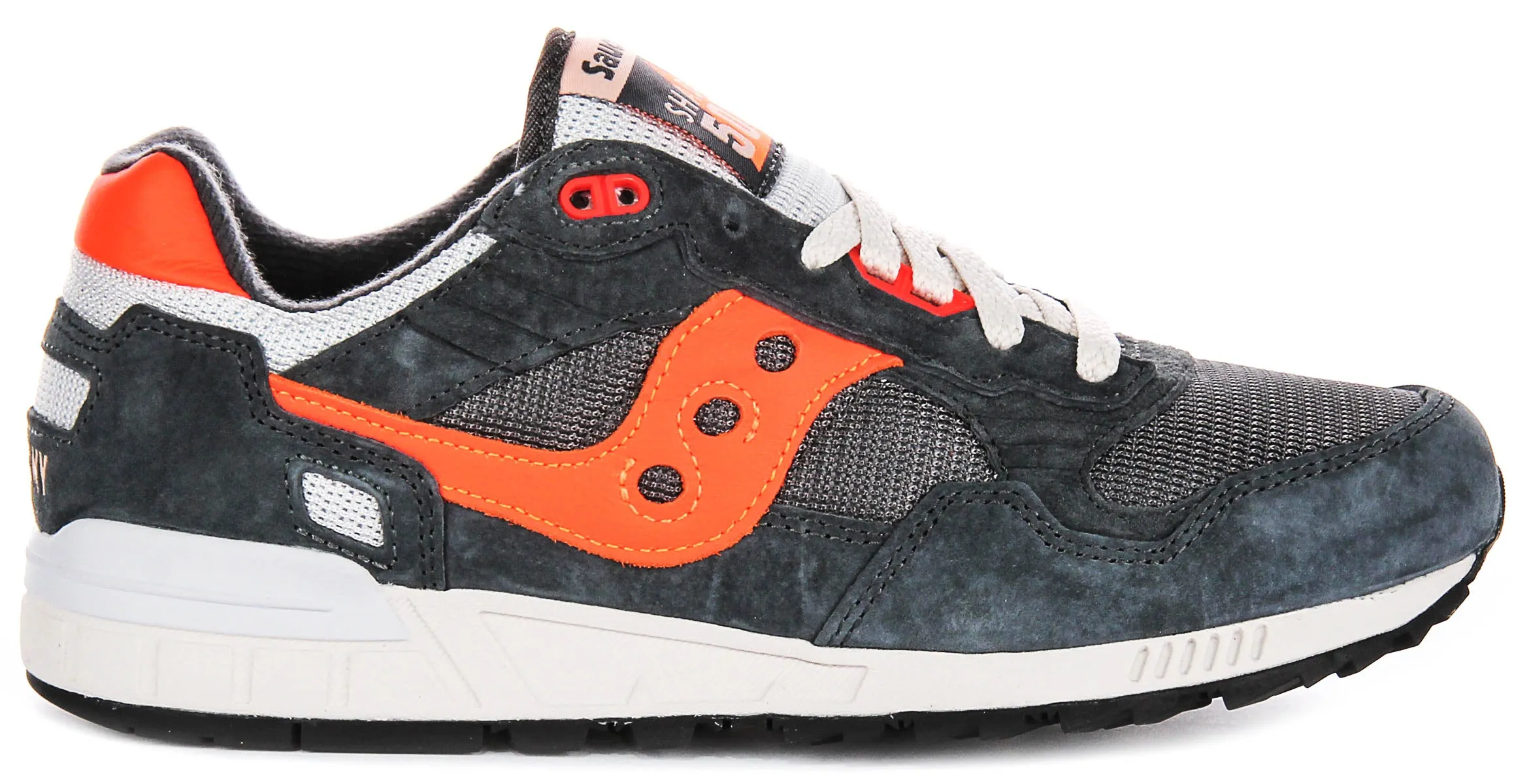 Saucony Shadow 5000 In Grey Orange For Men Light Mesh