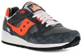 Saucony Shadow 5000 In Grey Orange For Men Stamina boost Energy Movement