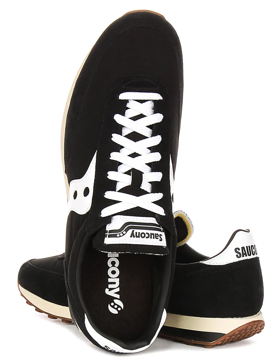 Saucony Trainer 80 In Black White Fast Rebound