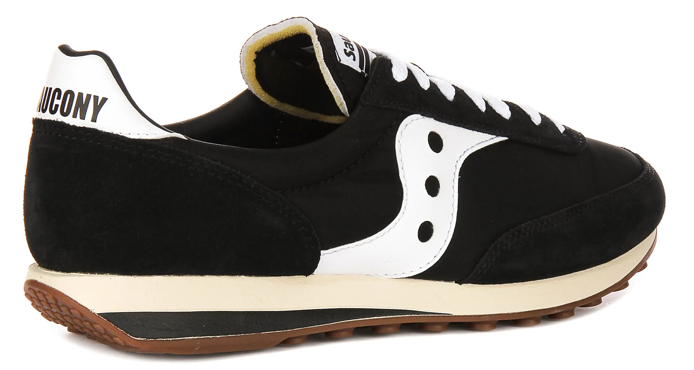 Saucony Trainer 80 In Black White Fast Rebound