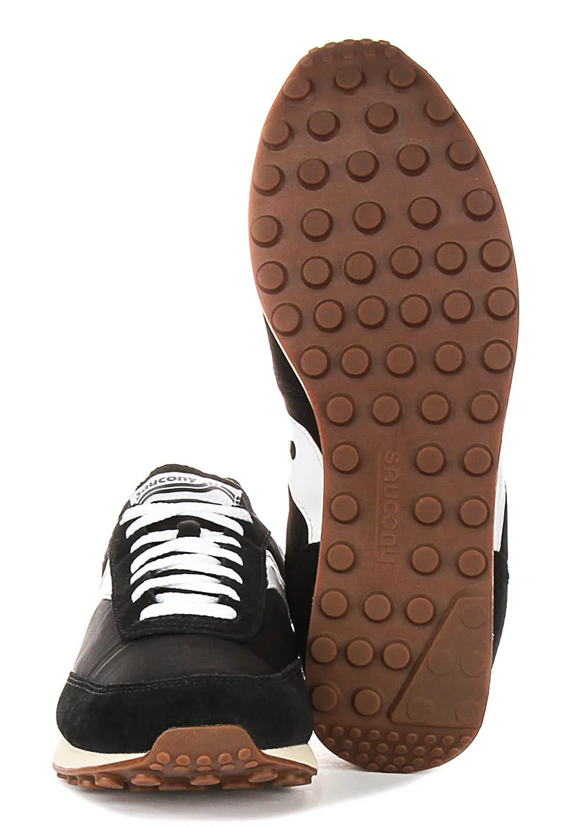 Saucony Trainer 80 In Black White Fast Rebound