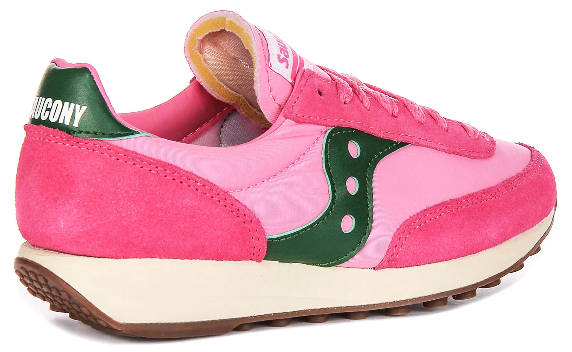 Saucony Trainer 80 In Pink For Unisex Motion Stability