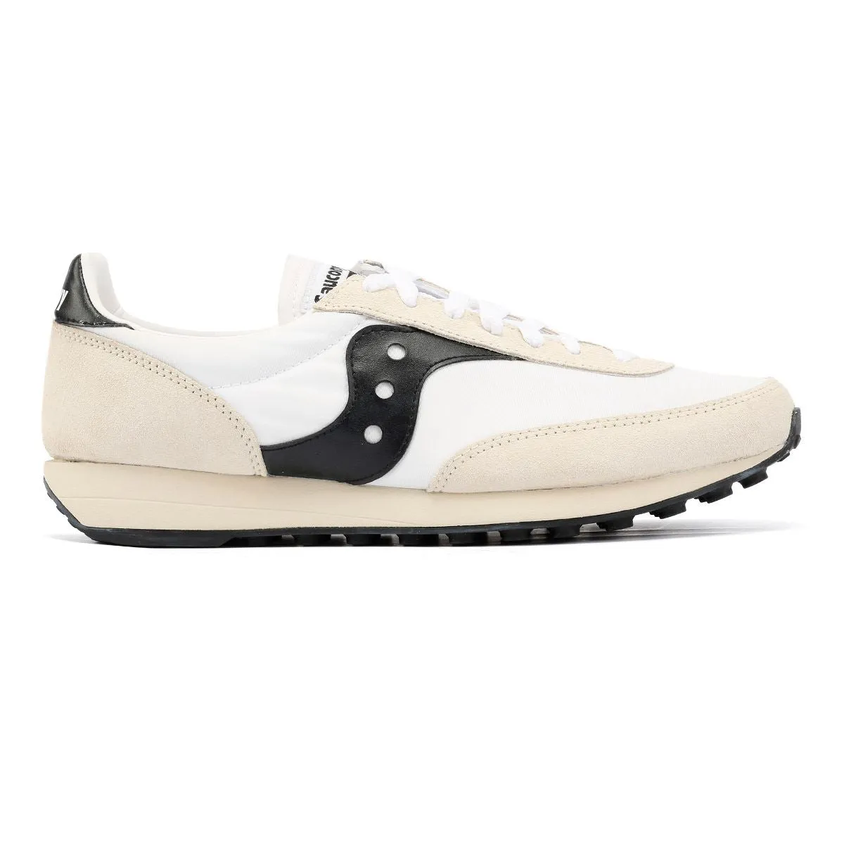 Saucony Trainer 80 Suede White/Black Trainers Peak Comfort