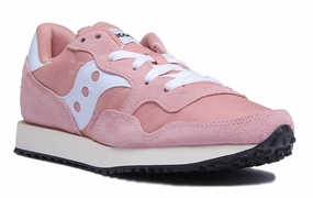 Wide Platform Saucony Dxn-Tranr-Vint In Peach