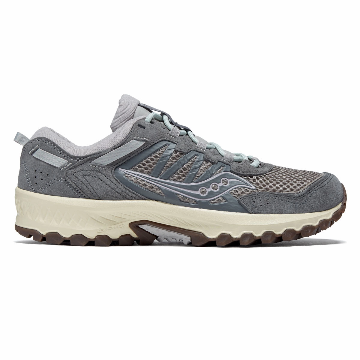 Saucony Grid Peak Shoes - Grey/Carbon Running Strength