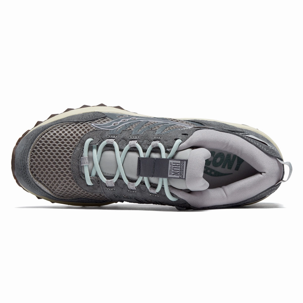 Saucony Grid Peak Shoes - Grey/Carbon Running Strength