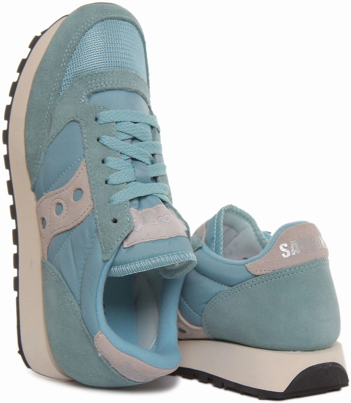 Saucony Jazz Original In Light Blue For Women Speed Fit