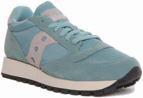 Saucony Jazz Original In Light Blue For Women Lightweight Recovery Wear