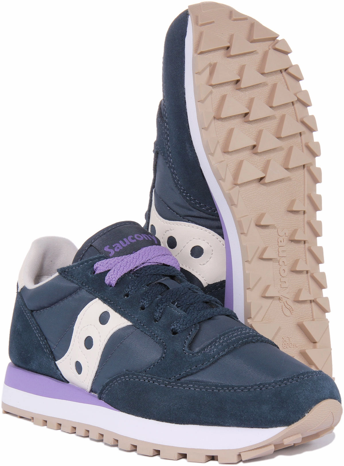 Saucony Jazz Original In Navy For Women Solid Outsole