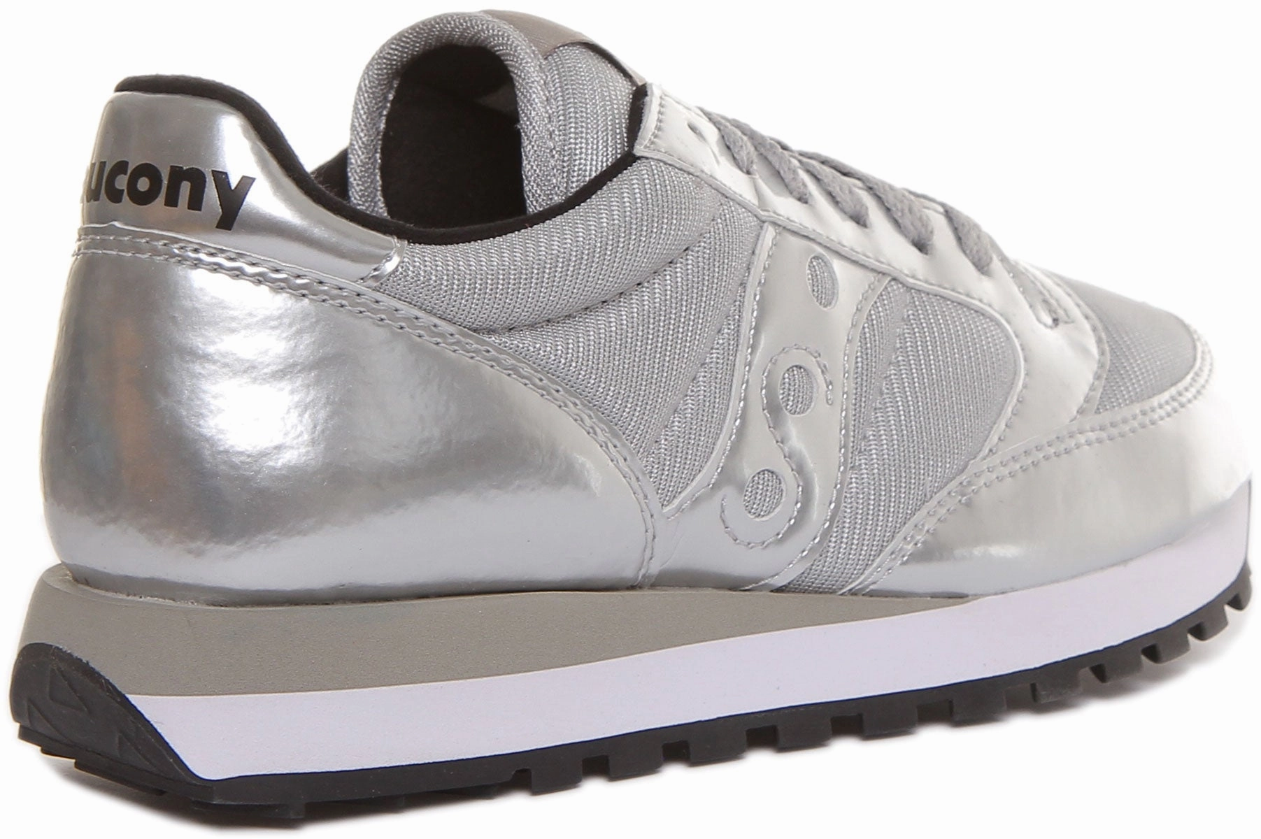 Saucony Jazz Original In Silver For Women Breathable Design
