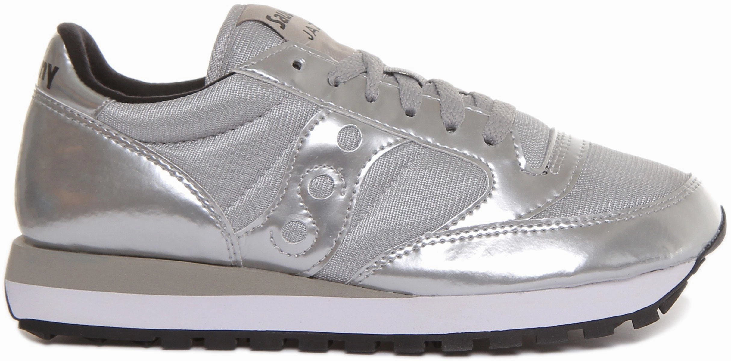 Saucony Jazz Original In Silver For Women Breathable Design