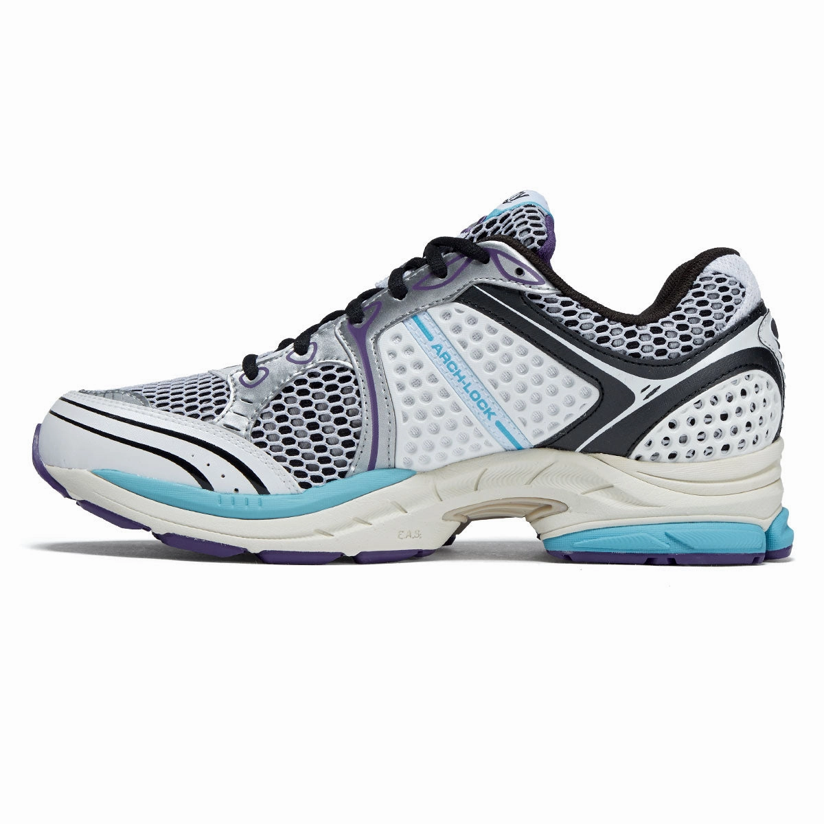 Saucony Progrid Triumph 4 Shoes - White/Blue Flexible Arch