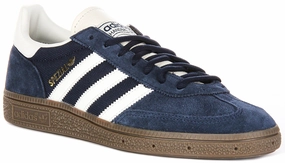 Adidas Handball Spezial In Navy White narrow widths foot biomechanics