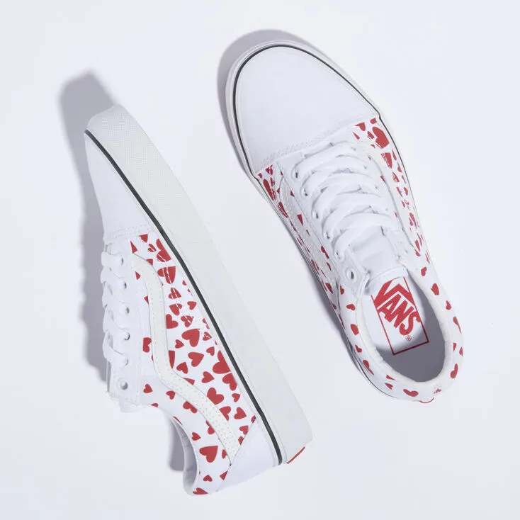 Sculpted comfort VANS VALENTINES HEARTS OLD SKOOL