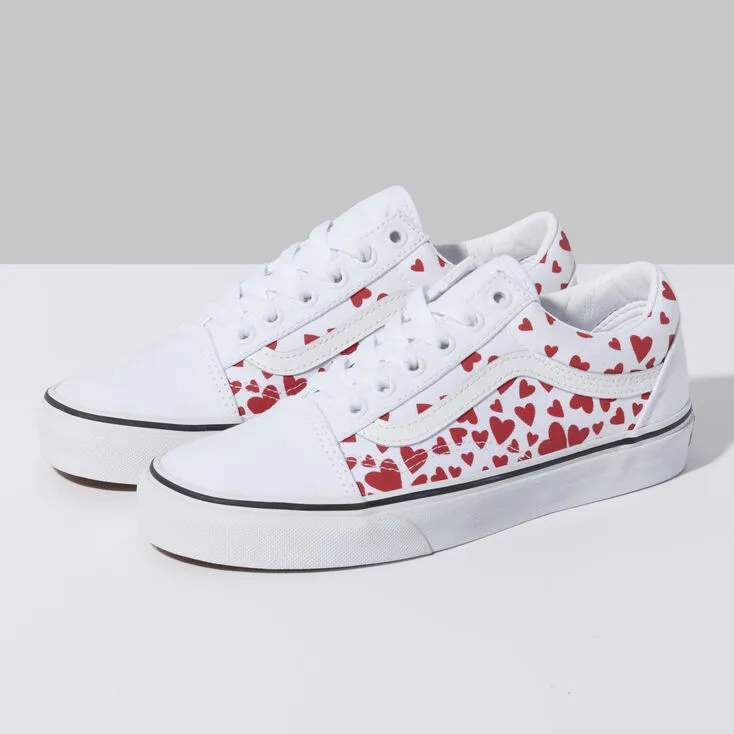 Sculpted comfort VANS VALENTINES HEARTS OLD SKOOL
