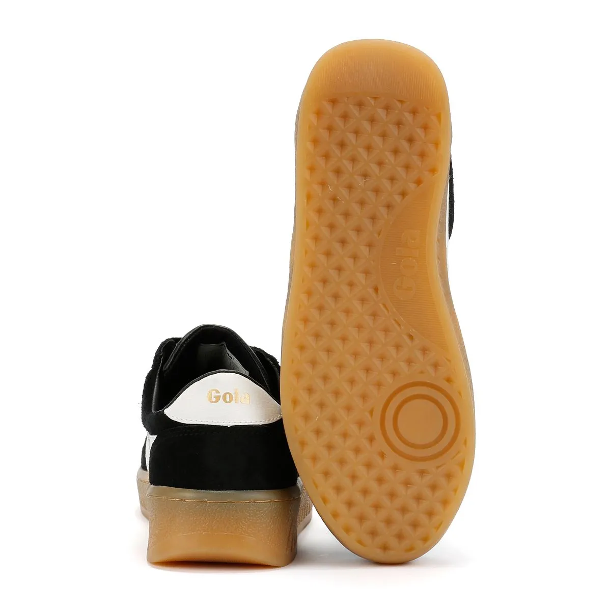 Seam Fit Gola Grandslam Suede Women's Black/Off White Trainers