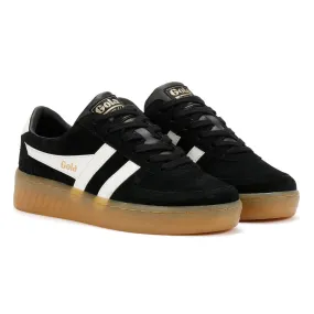 Gola Grandslam Suede Women's Black/Off White Trainers Agility Practice