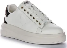 Guess Elbina In White Brown For Women Reinforced