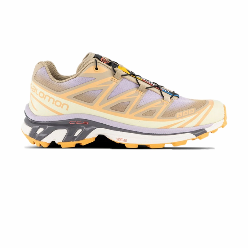 Secure Comfort SALOMON - XT-6 Skyline - White Pepper/Peach Quartz - Unisex [474405]