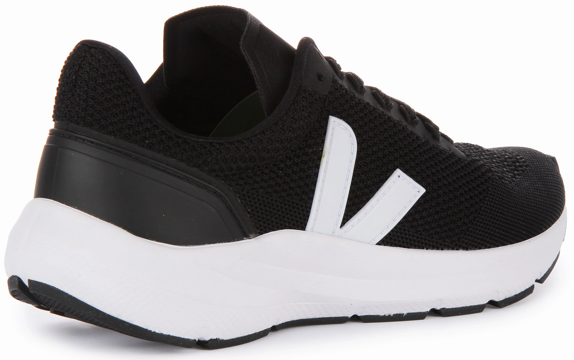 Secure Feel Veja Marlin V Knit In Black White For Women