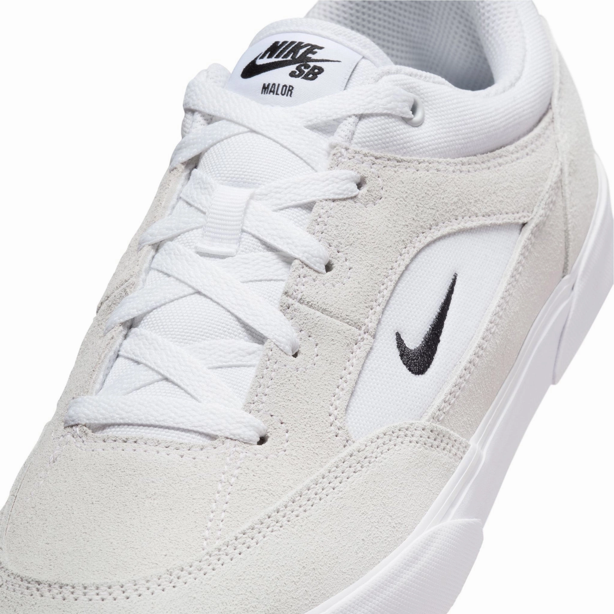 Secure lockdown Nike SB Malor White / Black