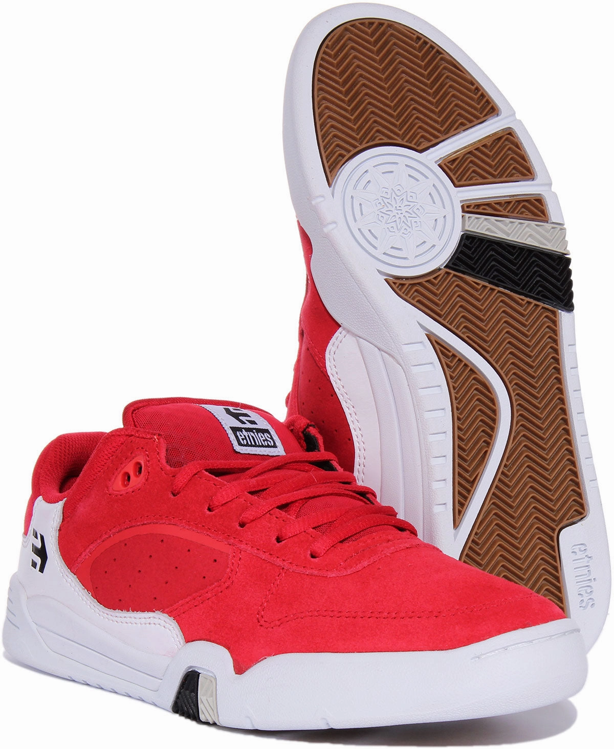 Secure Stride Etnies Estrella In Red White For Men