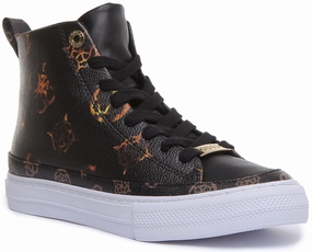 No Slipping Guess Fl8Lekfal12 In Black White For Women