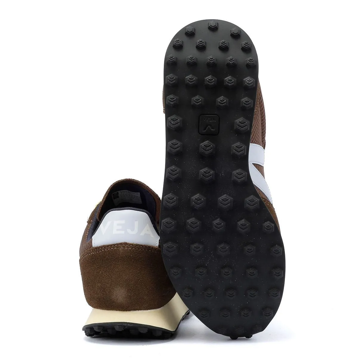 Shock Absorbing Veja Rio Branco Alveomesh Women's Brown / Blue Trainers