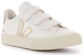 Mesh Structure Veja Recife Chromfree In White Bronze For Women