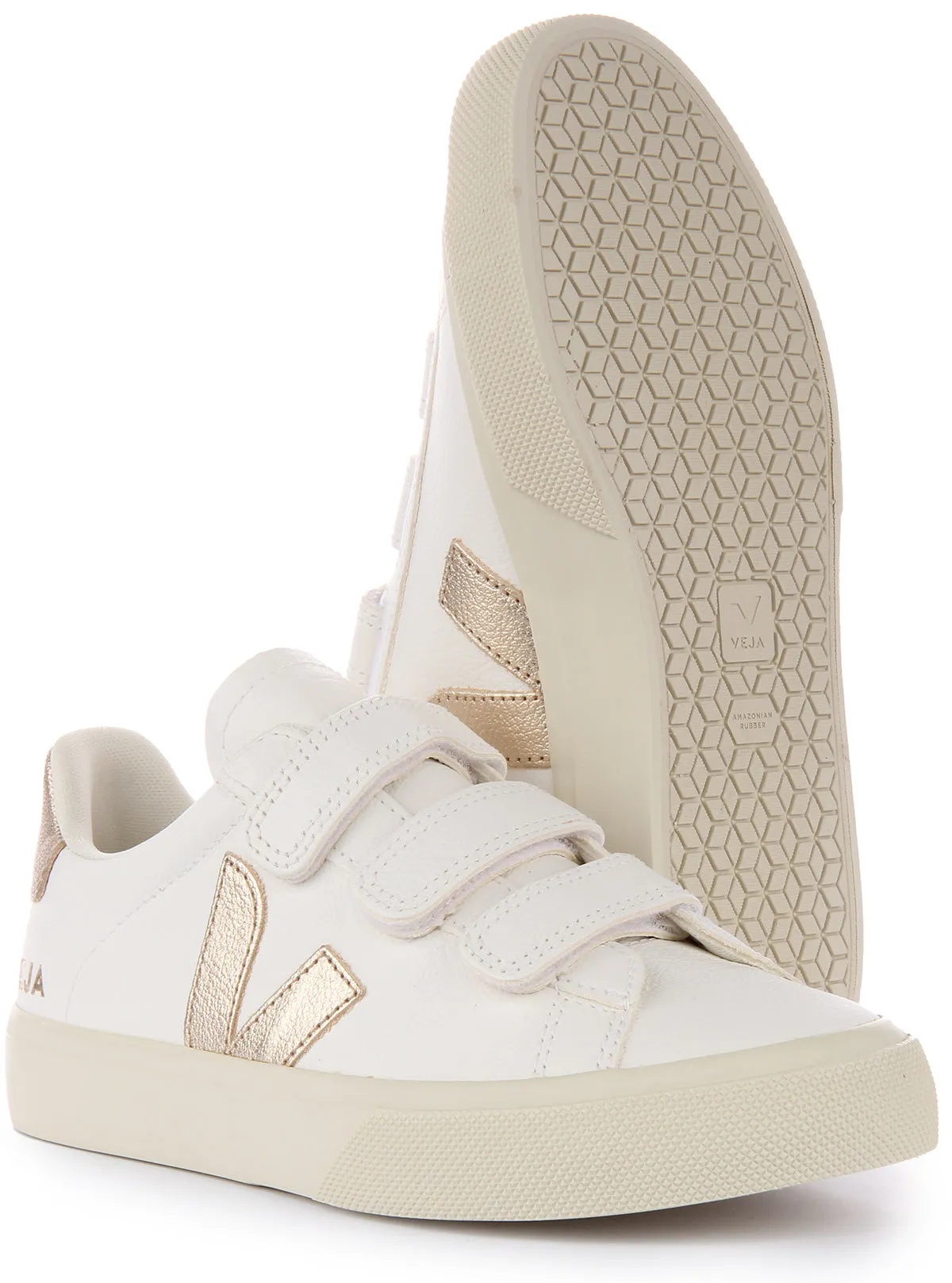 Shock Flow Veja Recife Chromfree In White Bronze For Women