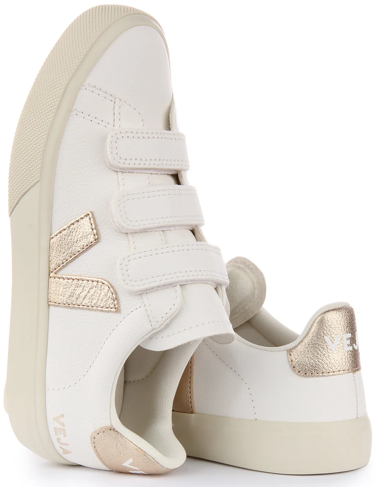 Shock Flow Veja Recife Chromfree In White Bronze For Women