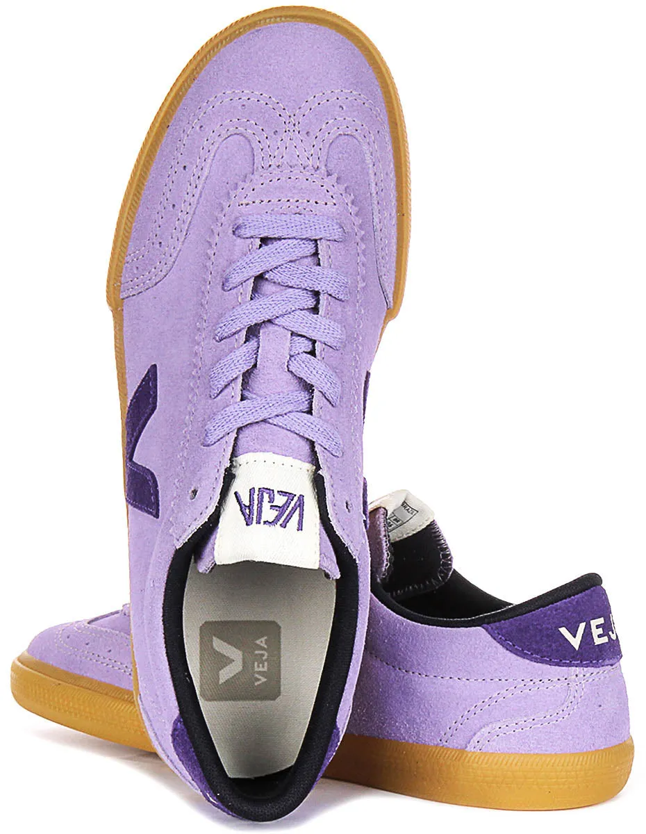 Shock Flow Veja Volley Suede In Purple For Women