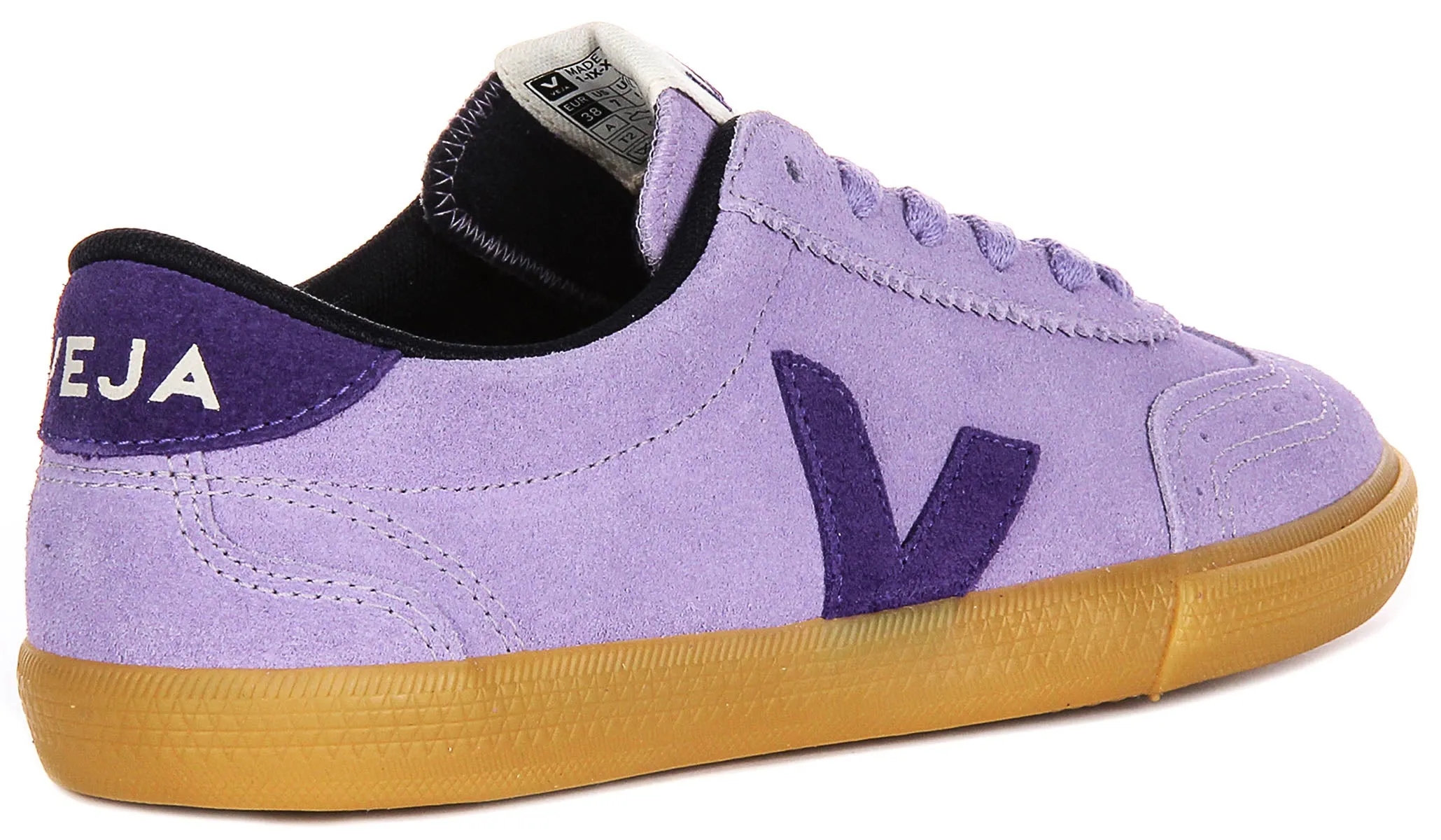 Shock Flow Veja Volley Suede In Purple For Women