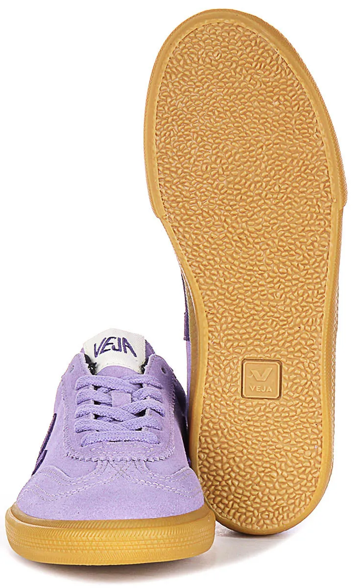 Shock Flow Veja Volley Suede In Purple For Women