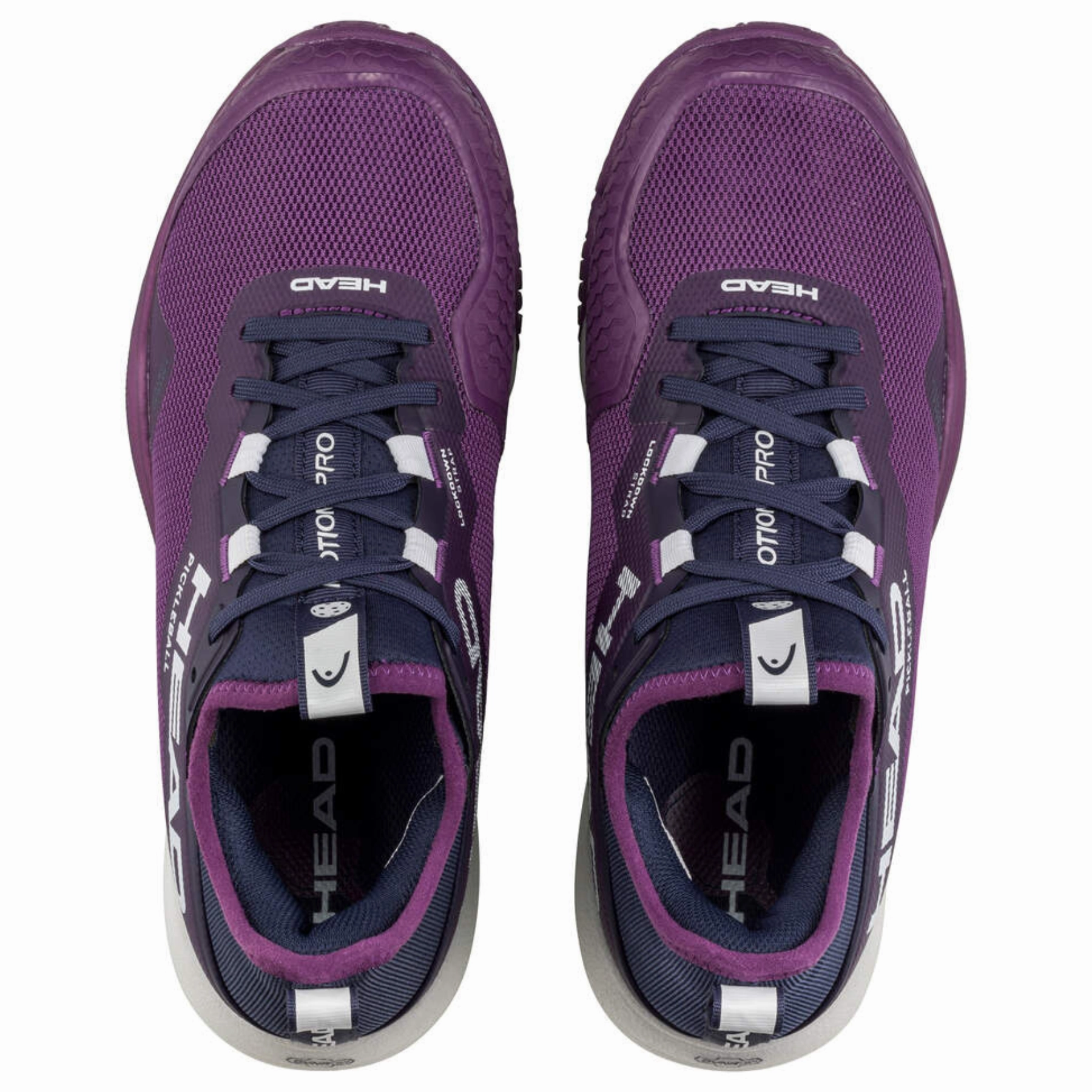 Shock - proof Design Concept Head Motion Pro Pickleball Women Shoes - Plum / White