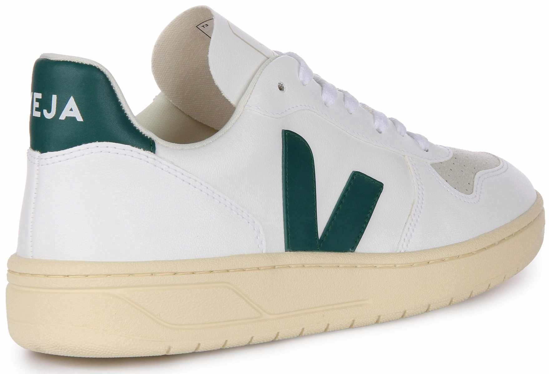 Shock-Absorbing Heel Veja V 10 CWL In White Green For Men