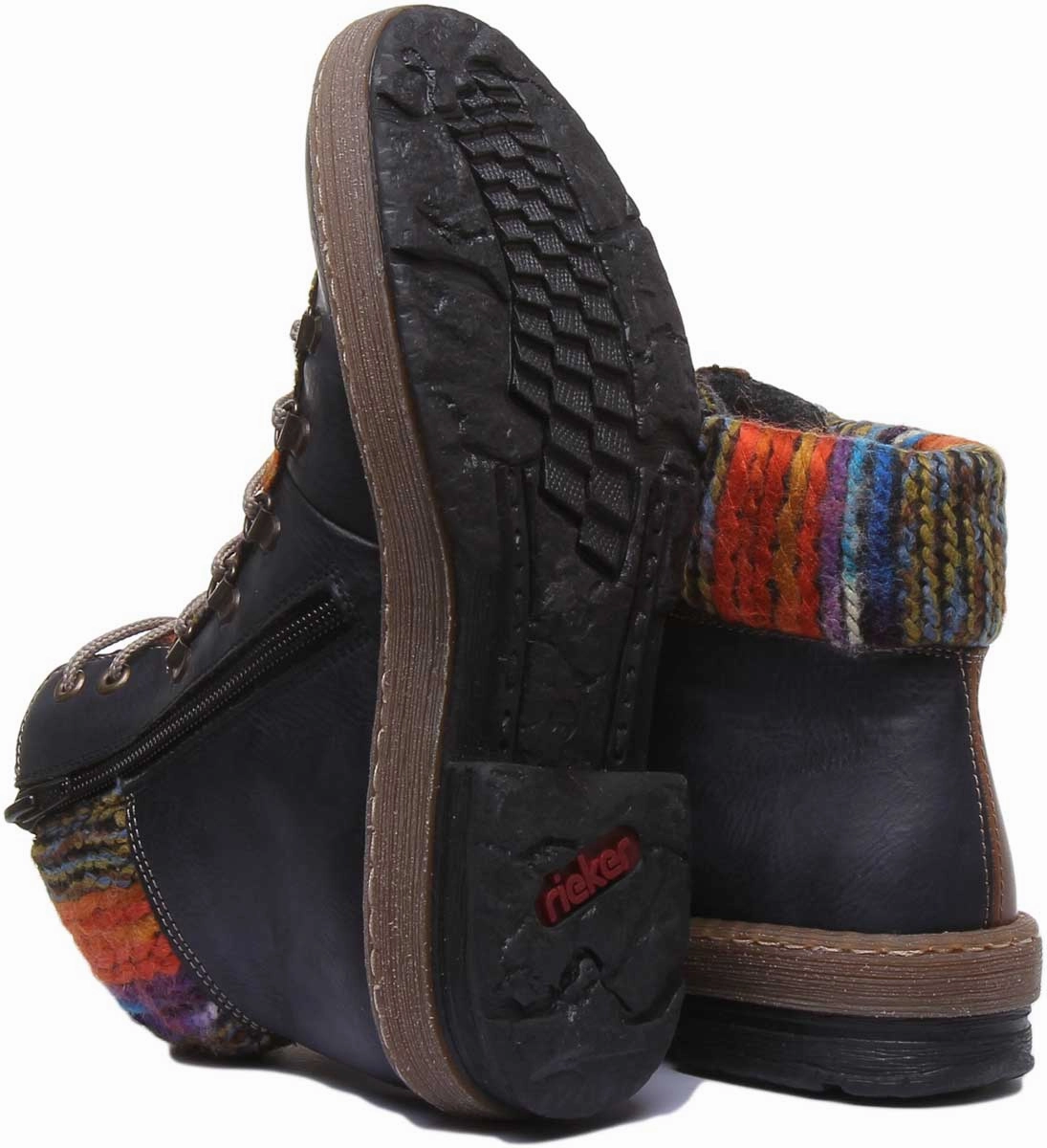 shock-absorbing sole Rieker Z6744 In Blue Multi